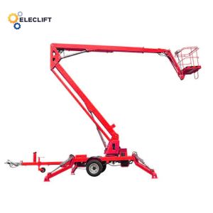 Quality 45% Gradeability Telescopic Boom Lift Automatic Stabilizer System 0.43m Ground Clearance for sale