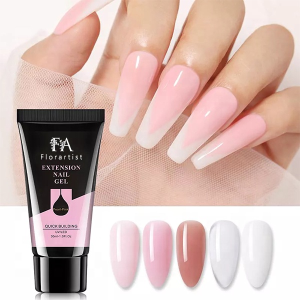 Factory Acrylic in Tube Nail Gel Arts Design Private Label Builder Gel 34 Colors 30g Poly Gel for Nail Salon Shop