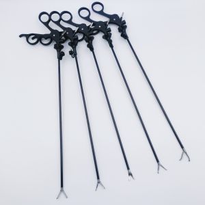 IS013485 Certified Manual Reusable Laparoscopic Insulated Tweezers for Precise