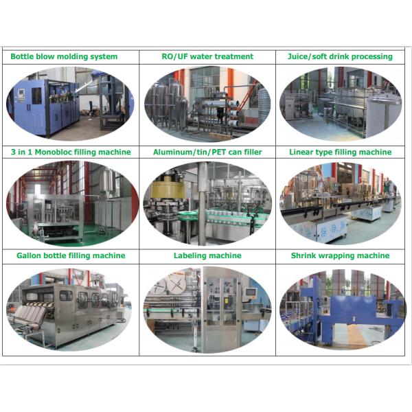 3 In 1 Water Filling Machine 6000bph Complete Automatic Water Production Line