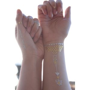 Shinny Jewelry metallic temporary tattoo