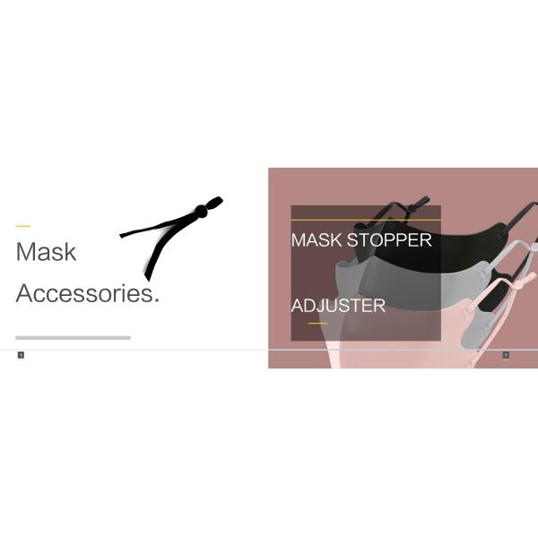 Elastic Cord Lock Drawstring Toggles Adjustable Toggle For Face Mask