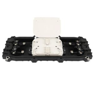 2 Out Fiber Optic Joint Box , SGS Fiber Wall Mount Enclosure