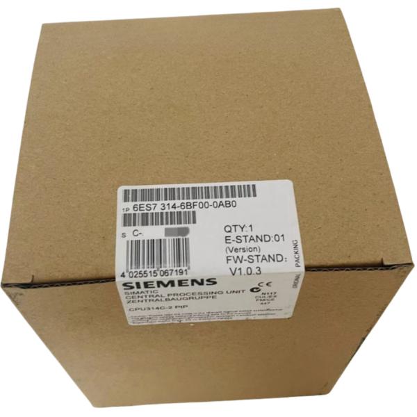 SIEMENS 6ES7314-6BF00-0AB0 SIMATIC S7-300, CPU 314C-2 PTP COMPACT CPU WITH MPI,
