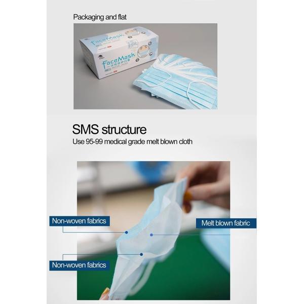 Kf94 N95 Disposable Surgical Mask Multi Layer Design Dental Mouth Mask