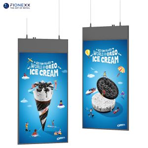 43inch Ultra Slim Dual Sided Hanging Display High-Definition Display Screens