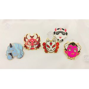 Plated Metal Crafts Customized Hard Enamel Lapel Pin Business Gifts Metal Logo