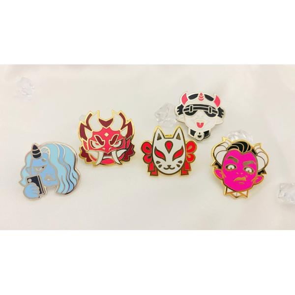 Custom Hard Enamel Lapel Pins for Business Gifts