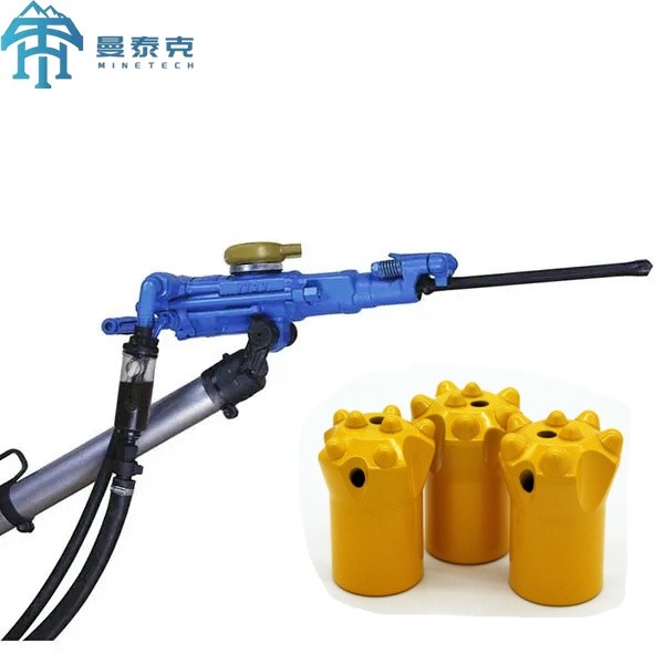 YT28 Portable Pneumatic Hand Held Air Leg Rock Drilling Machine with H22*108mm