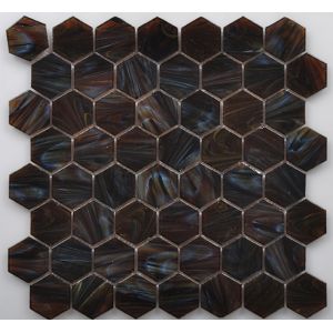 Agglomerate Mosaic Tile with Hexagon Shape