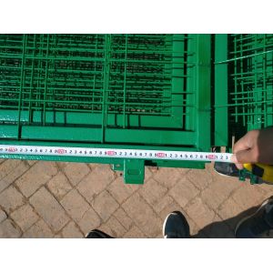 50*150mm Hole Pvc Coated Frame Welded Wire Mesh Fence for Warehouse