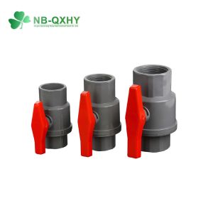 Material Plastic /PVC/CPVC Ball Valve with Pn16 Nominal Pressure and ASTM