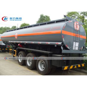 3 Axle 18000 24000L Dilute Sulfuric Acid Tank Semi Trailer