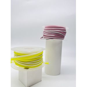 Custom Sew On Reflective Fabric Piping Strips Trims Headband For Clothes Bag Cap