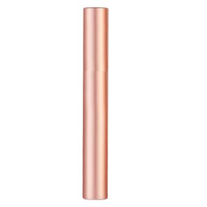 8ml Rose Gold Aluminum Plastic Mascara Tube Embossed Hot Stamping
