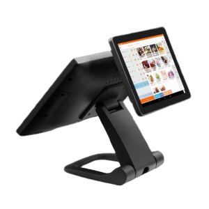 Small Business and Retail Shops POS Machine with Adjustable Dual Screen Win