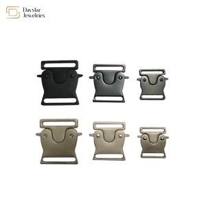 Luggage Straps Metal Quick Release Buckle , Pet Collar Military Belt Buckle