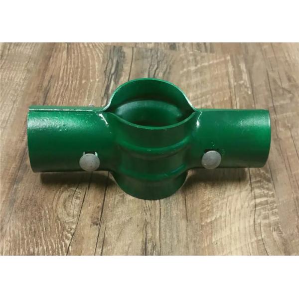 Chain Link 1 5/8" x 1 3/8" Line Rail Clamp - Boulevard Clamp (Galvanized Steel)