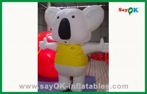Quality Moving Yellow And White Inflatable Mouse Inflatable Cartoon Characters For Advertising for sale