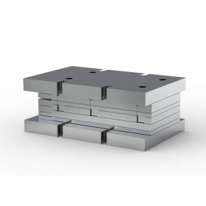 The CV camera presses down on the film / Stamping dies / No.W3928-P000