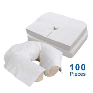 Plain White 60 Gsm Disposable Face Cradle Cover