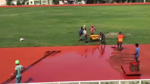 Sandwich Running Track Synthetic Running Track Artificial Grass & Sports