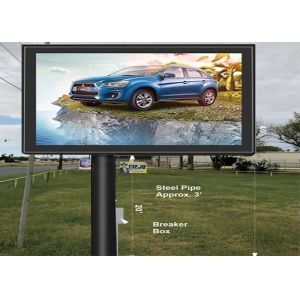 P10 Outdoor LED Display 10mm Pixel Pitch IP65 Waterproof