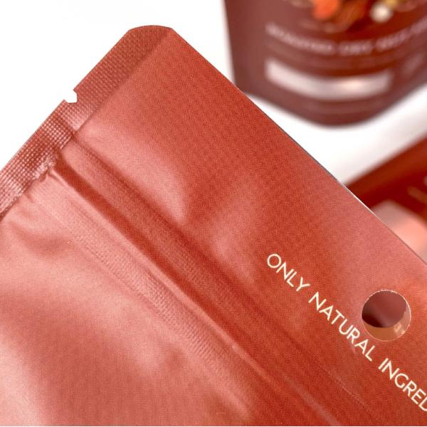 Custom Printed Aluminium Foil Bags Biscuits Nuts Tea Coffee Food Packaging Plastic Zip Stand Up Pouches