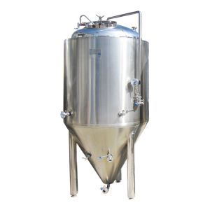 Conical Beer Fermenter 700L Commercial Beer Brewing Equipment SS304 Fabrication