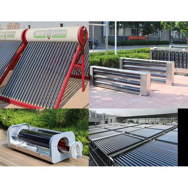 137*610mm Solar Thermal Evacuated Tube With Three Targets For Solar Grill