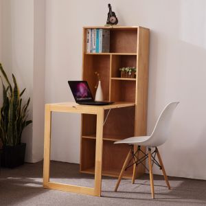 0.065m3 18KG Multifunctional Wooden Folding Table Multi Storage ODM