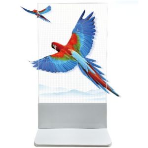 P8 Adhesive Transparent LED Display 3mm Thickness Transparency 70% 1000*240mm