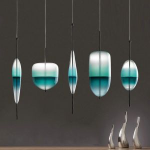 Modern Designer Stair Led Acrylic Pendant Lighting Chandeliers