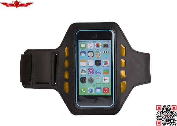 Hot Selling LED Sports Armband Cases For Iphone High Neoprene Material Multi Color