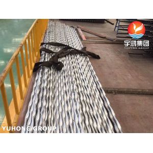 ASTM A312 TP310S Stainless Steel Corrugated Tubes For Heat Exchangers And