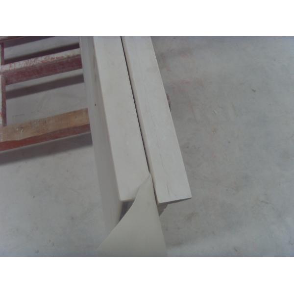 Custom Cream White Marble Countertops , Marble Vanity Tops For Interior Decoration