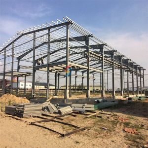 Customized Crane Steel Structure Warehouse With Hot Rolled/Welded H Section