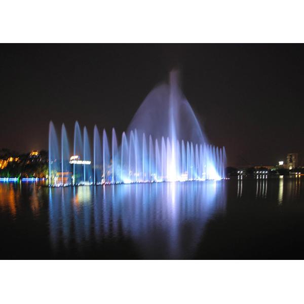 Buy Outdoor Playing Musical Water Fountain With Led Underwater Lights PC Controlled at wholesale prices