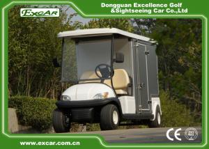 China 48V Trojan Battery Electric Food Cart Vending Golf Cart With Container on sale