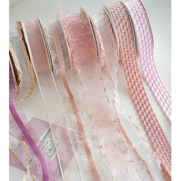 Cloth Ribbon Flower Bouquet Strap for Baking DIY Handmade Floral Packaging