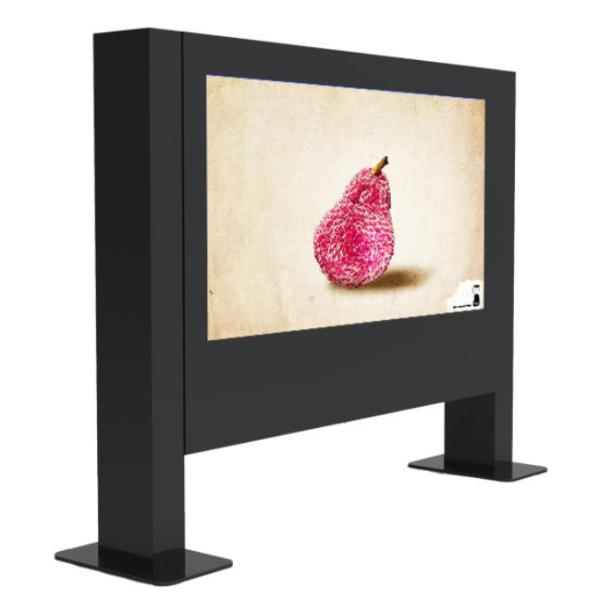 Transparent Outdoor LCD Digital Signage 60000 Hours Life Expectance