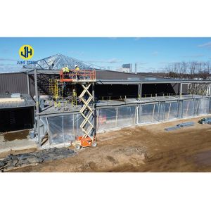 Industrial Building Light Steel Structure Fabrication Workshop with Q235 Q355B