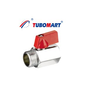 Quality Mini Ball Valve 1/2\&quot; NPT Female X Male Thread Stainless Steel with Stainless Handle Manual for Water OEM Customization for sale