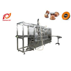 Pneumatic 6000pcs/H Lavazza Filling Sealing Machine