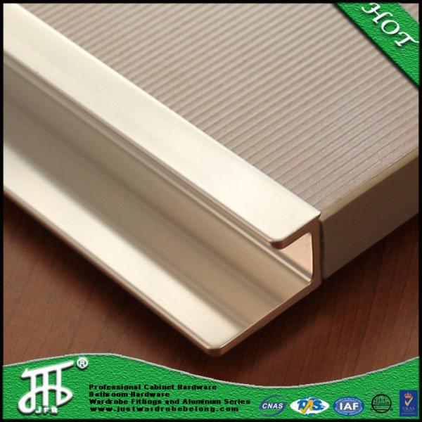 Buy aluminum extrusion profile handle extrusion bedroom wardrobe drawer aluminum handles at wholesale prices