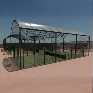Foldable Padel Canopy with UV Protection