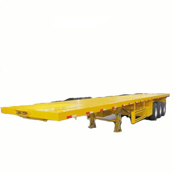 Truck Trailer 3 Axle Cargo Gooseneck 20ft 40ft Container Chassis Skeleton Semi