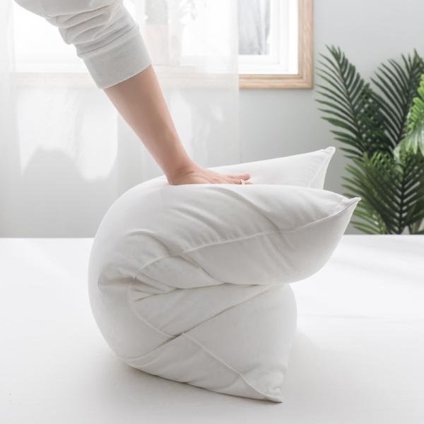Five-Star Hotel Bedding Part NECK Feathered Velvet Pillow Core for Comfortable Sleep