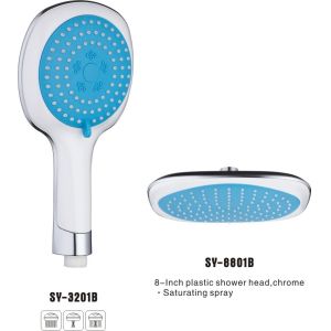 Luxury 8 Inch Plastic Shower Head