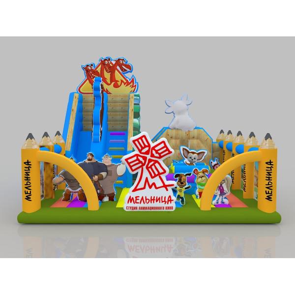 Buy 1.2m Mini Bounce House 12 Years Bodyguard Inflatable Jumping Castle at wholesale prices